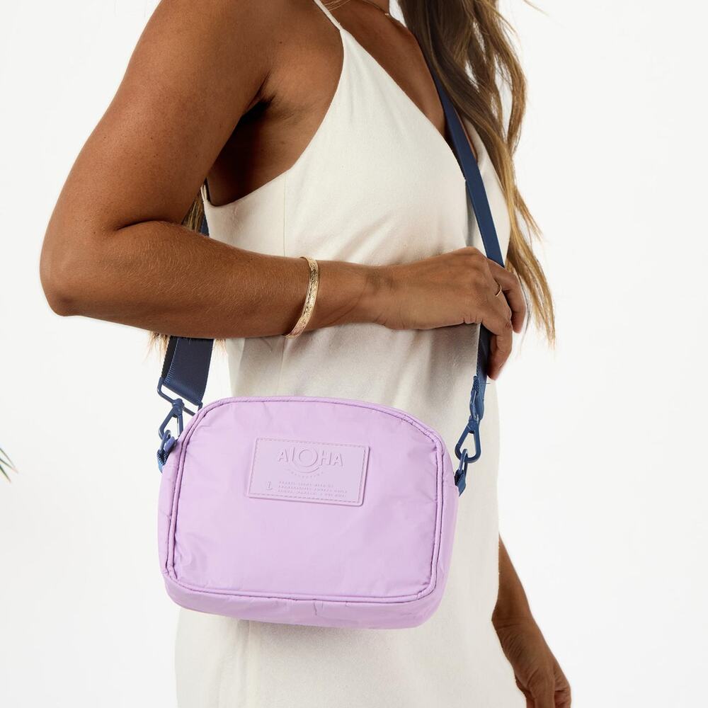 Aloha Collection• LE TOUR Cross Body Bag Purse Lavende